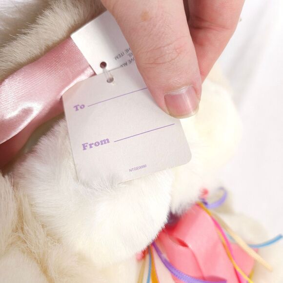 NWT Vintage Main Joy Limited Easter Bunny Rabbit Stuffed Animal Soft Expression - Picture 5 of 6